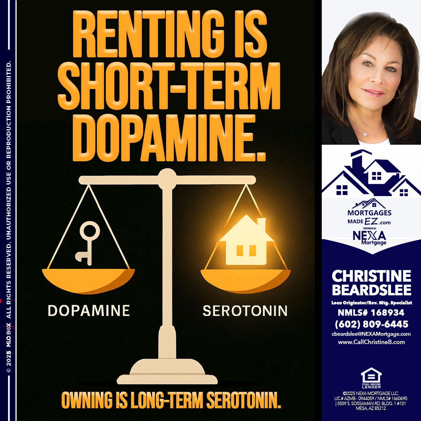 RENTING IS SHORT TERM - Christine Beardslee -MLO/Executive Partner/National Recruiter/Faster/Easier/Better Rates