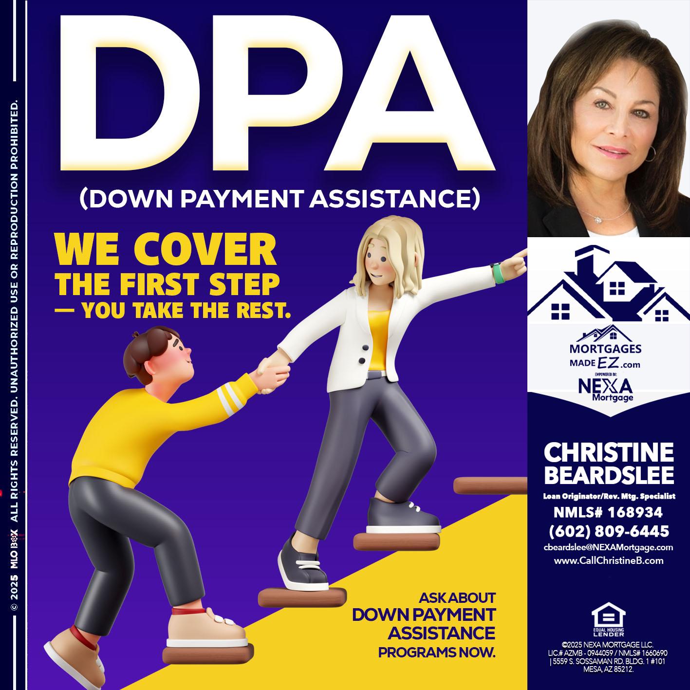 DPA LOANS - Christine Beardslee -MLO/Executive Partner/National Recruiter/Faster/Easier/Better Rates