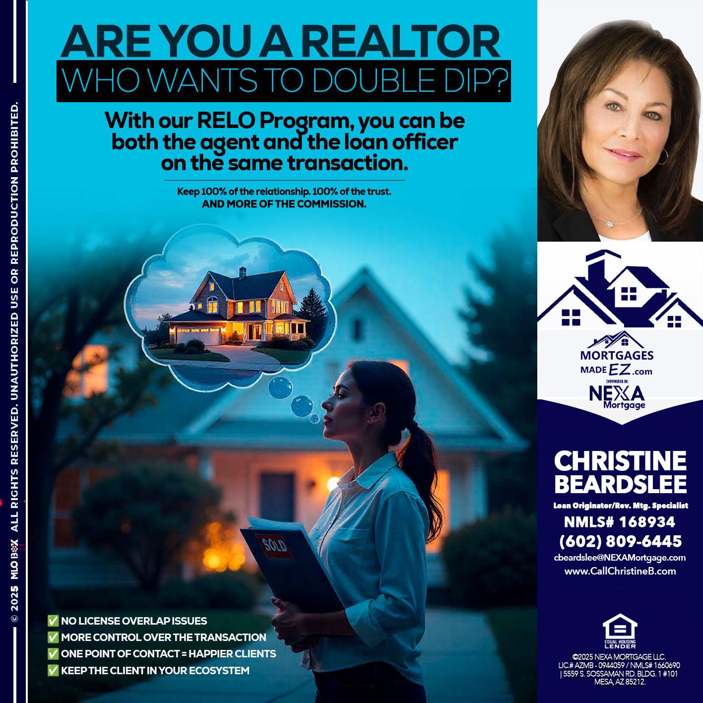 Are you a Realtor? - Christine Beardslee -MLO/Executive Partner/National Recruiter/Faster/Easier/Better Rates