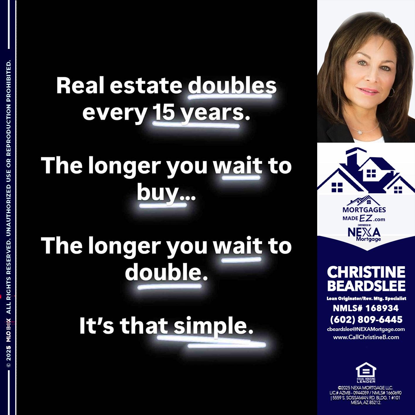 REAL ESTATE - Christine Beardslee -MLO/Executive Partner/National Recruiter/Faster/Easier/Better Rates