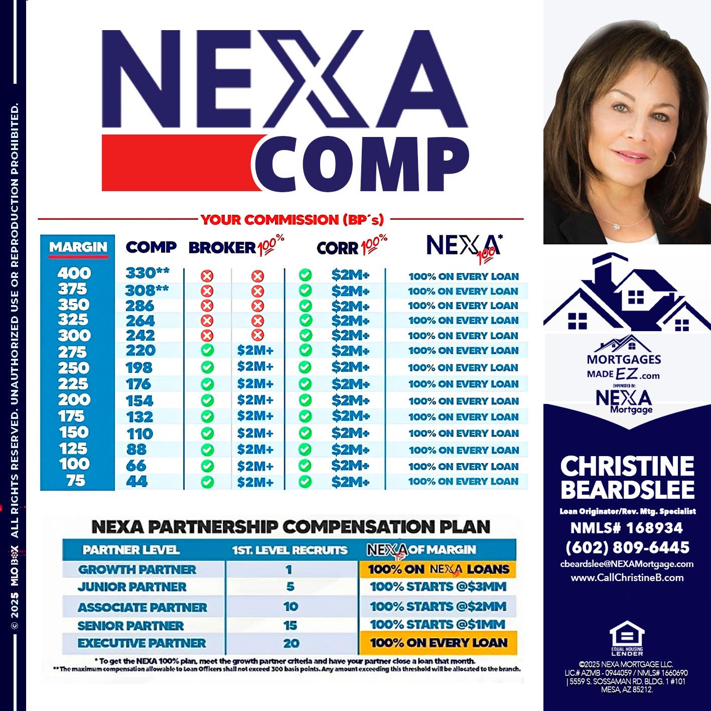 NEXA COMP - Christine Beardslee -MLO/Executive Partner/National Recruiter/Faster/Easier/Better Rates
