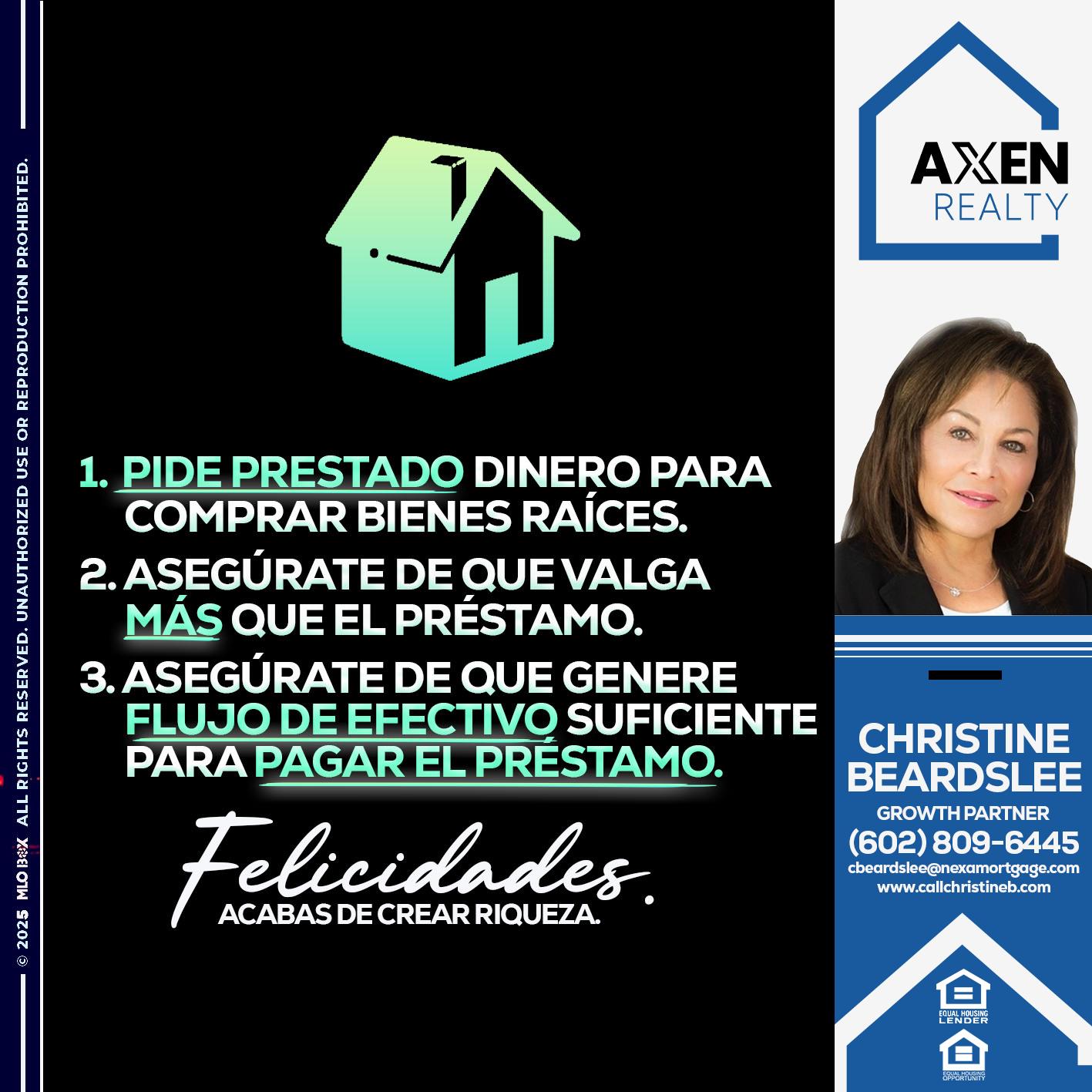 BORROW MONEY - Christine Beardslee -MLO/Executive Partner/National Recruiter/Faster/Easier/Better Rates