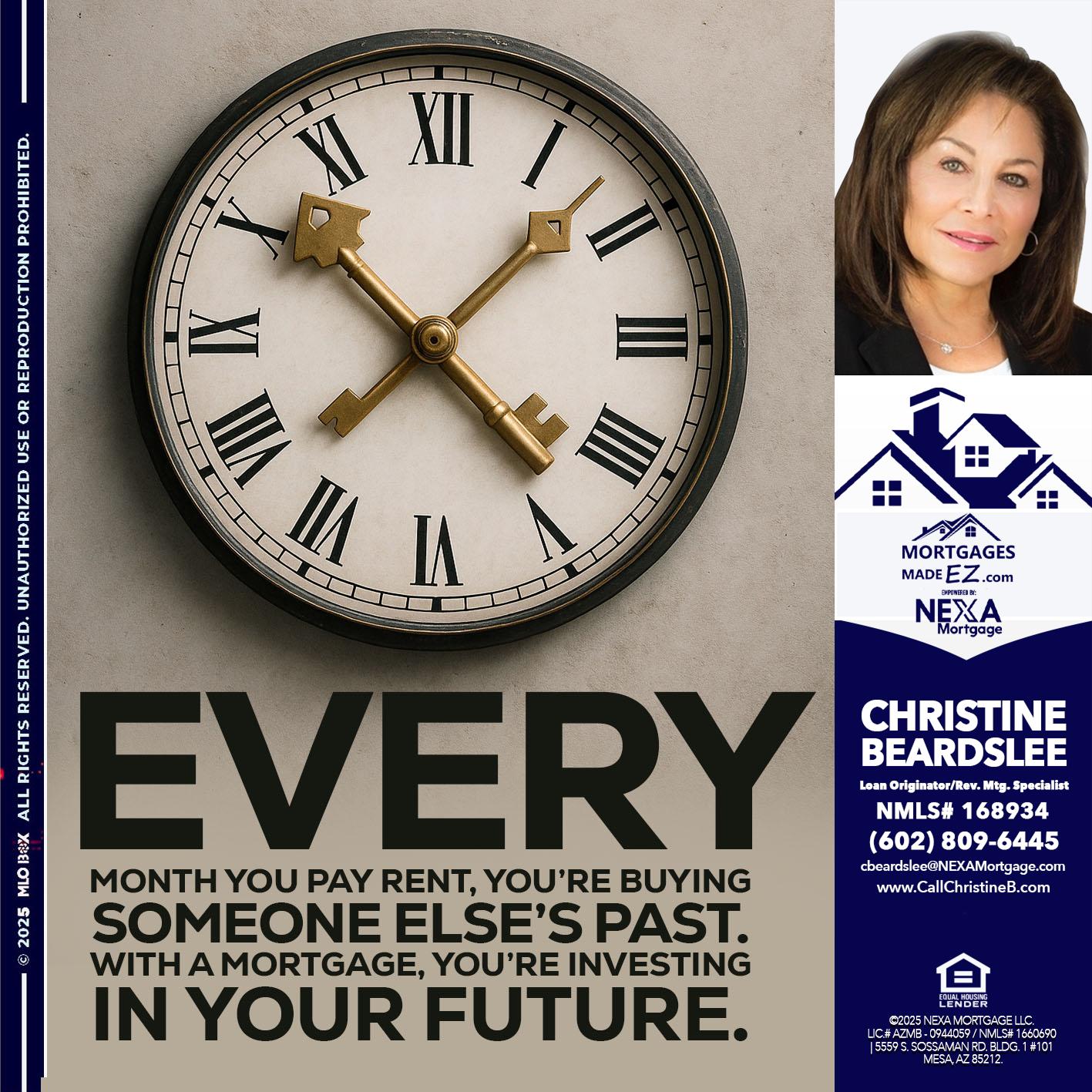 EVERY MONTH - Christine Beardslee -MLO/Executive Partner/National Recruiter/Faster/Easier/Better Rates