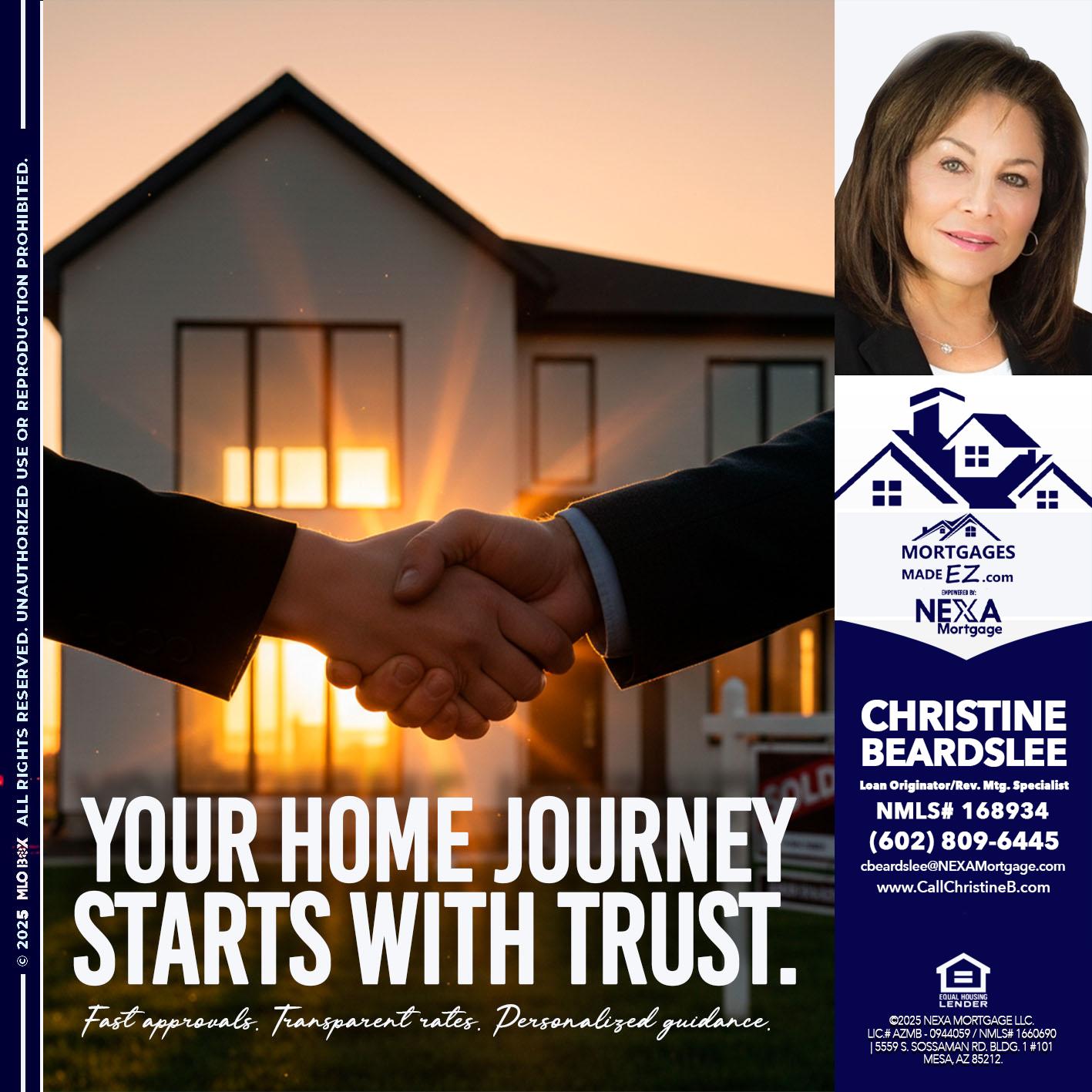 your home - Christine Beardslee -MLO/Executive Partner/National Recruiter/Faster/Easier/Better Rates
