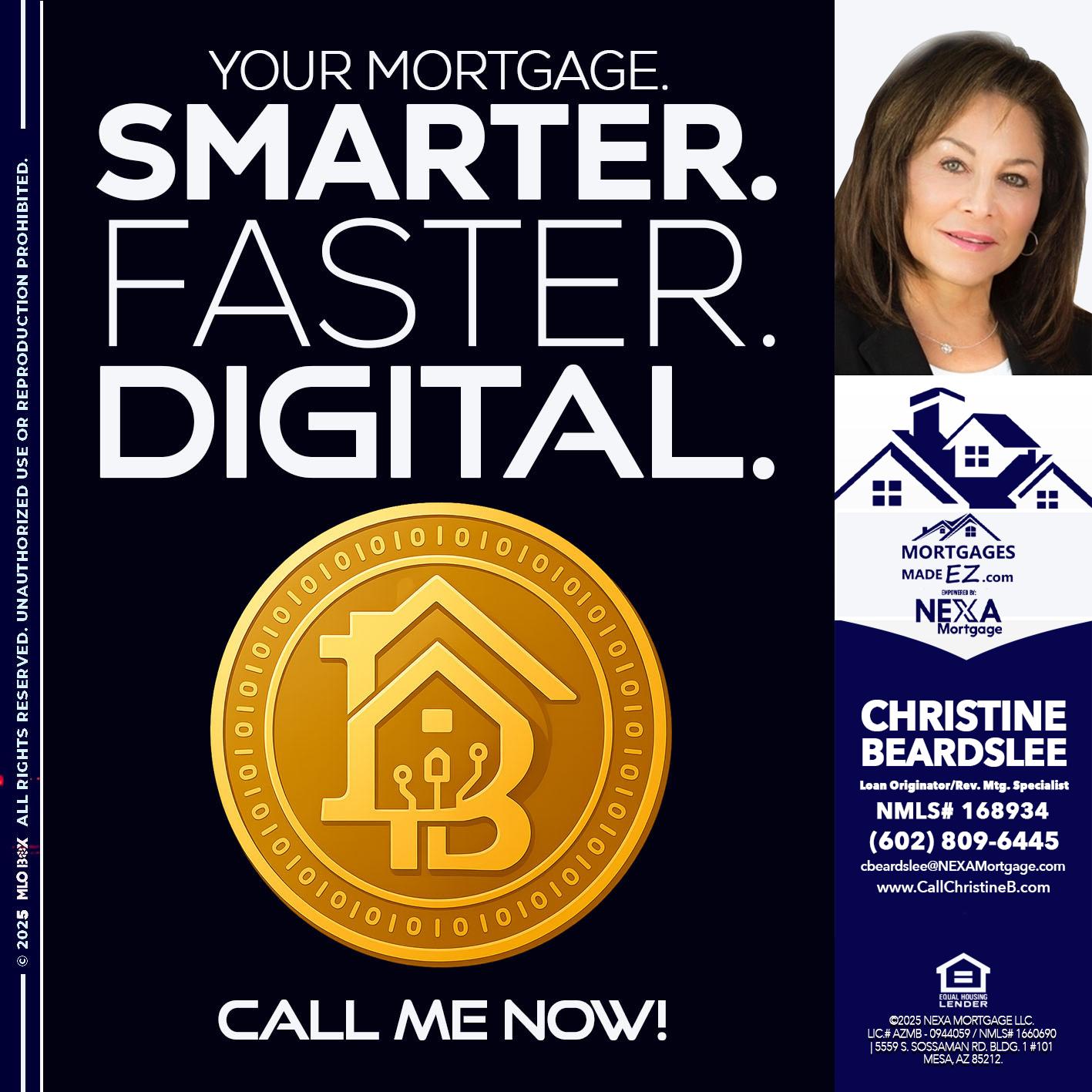 YOUR MORTGAGE - Christine Beardslee -MLO/Executive Partner/National Recruiter/Faster/Easier/Better Rates