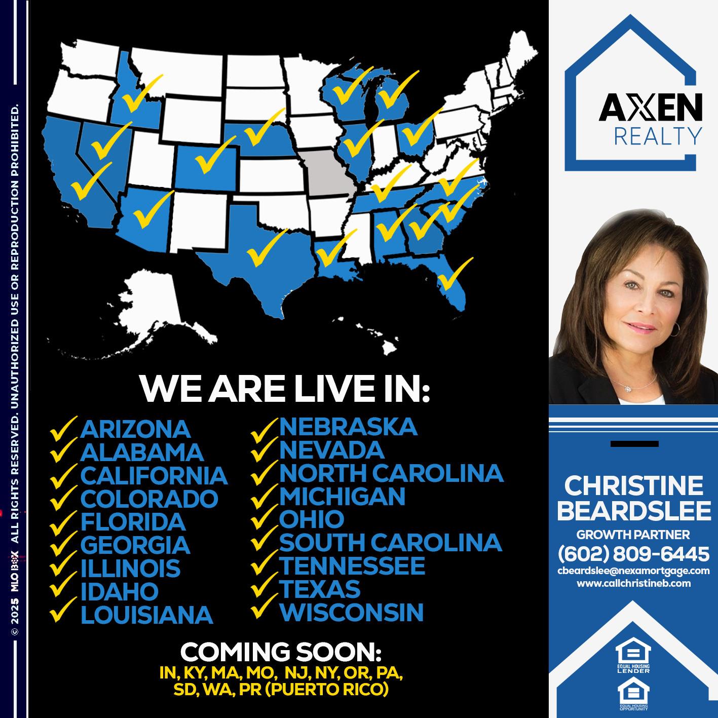 MICHIGAN UNLOCKED - Christine Beardslee -MLO/Executive Partner/National Recruiter/Faster/Easier/Better Rates