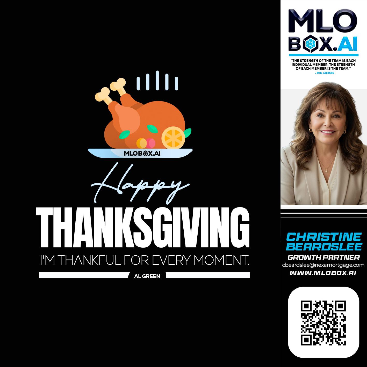 HAPPY THANKSGIVING - Christine Beardslee -MLO/Executive Partner/National Recruiter/Faster/Easier/Better Rates