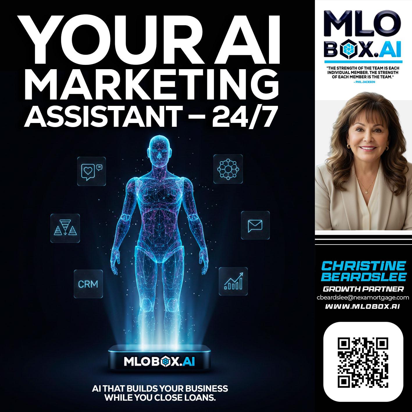 YOUR AI MARKETING - Christine Beardslee -MLO/Executive Partner/National Recruiter/Faster/Easier/Better Rates