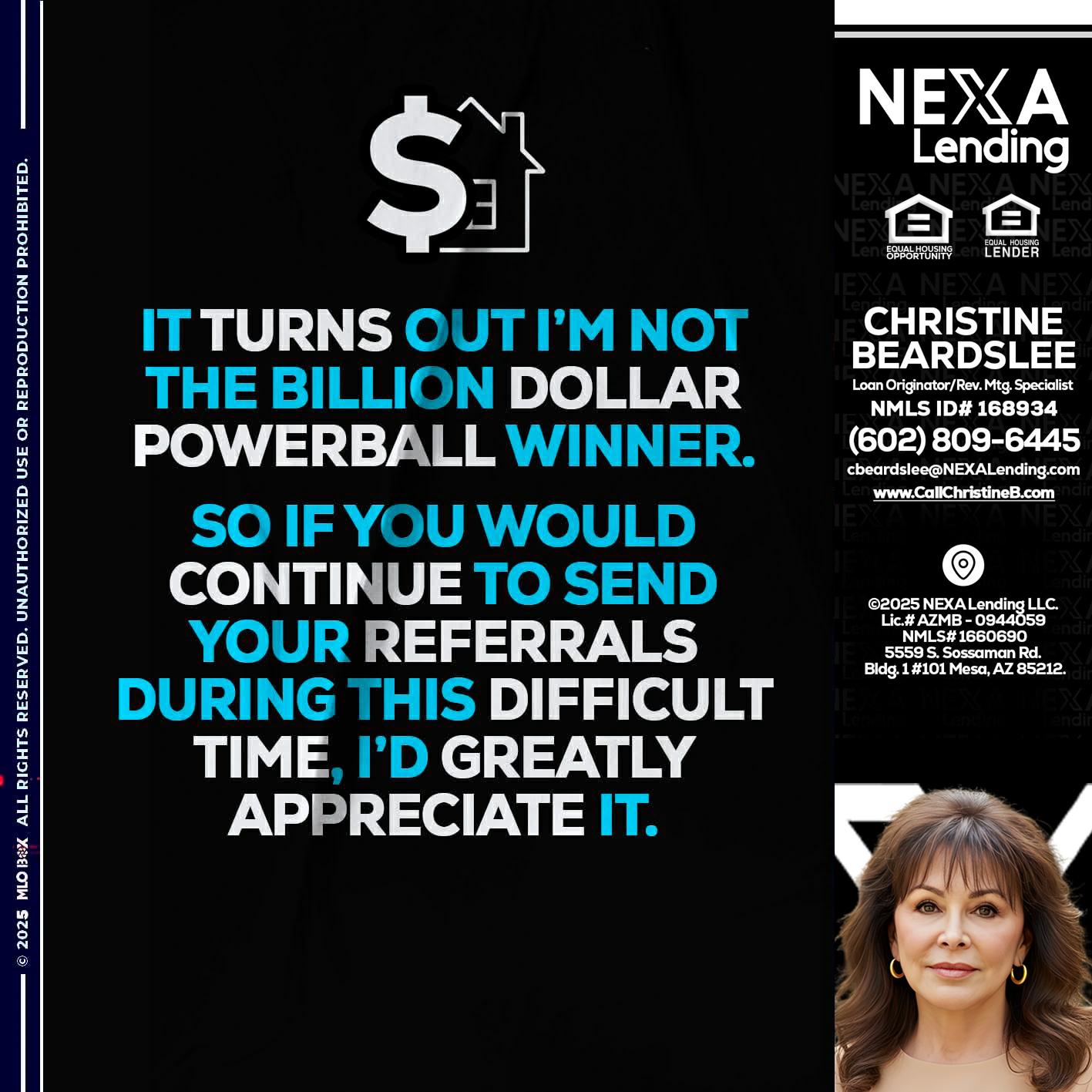 IT TURNS - Christine Beardslee -MLO/Executive Partner/National Recruiter/Faster/Easier/Better Rates