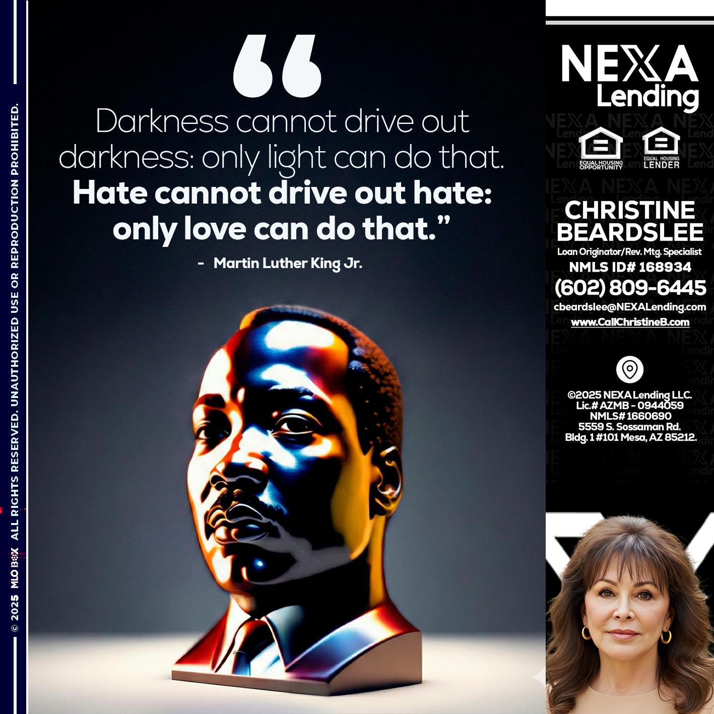 MLK 2026 - Christine Beardslee -MLO/Executive Partner/National Recruiter/Faster/Easier/Better Rates