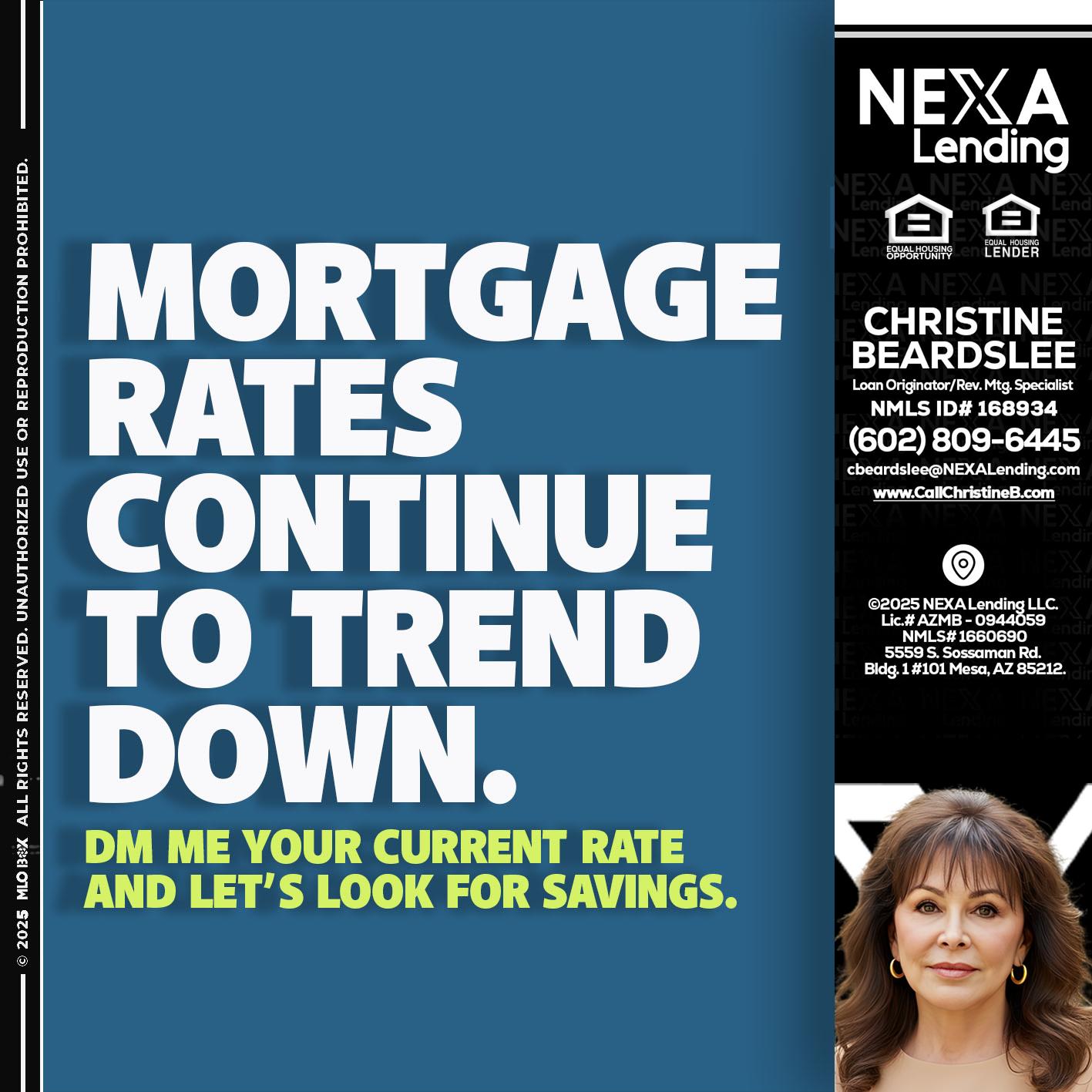 MORTGAGE RATES - Christine Beardslee -MLO/Executive Partner/National Recruiter/Faster/Easier/Better Rates