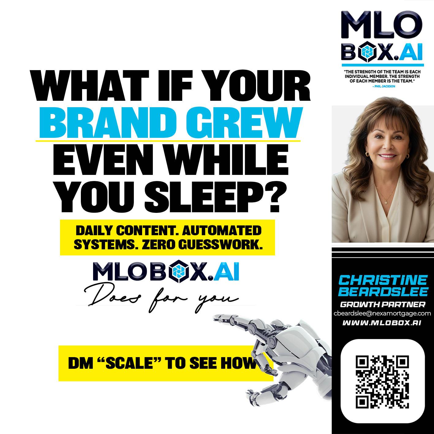 WHAT IF YOUR BRAND GREW - Christine Beardslee -MLO/Executive Partner/National Recruiter/Faster/Easier/Better Rates