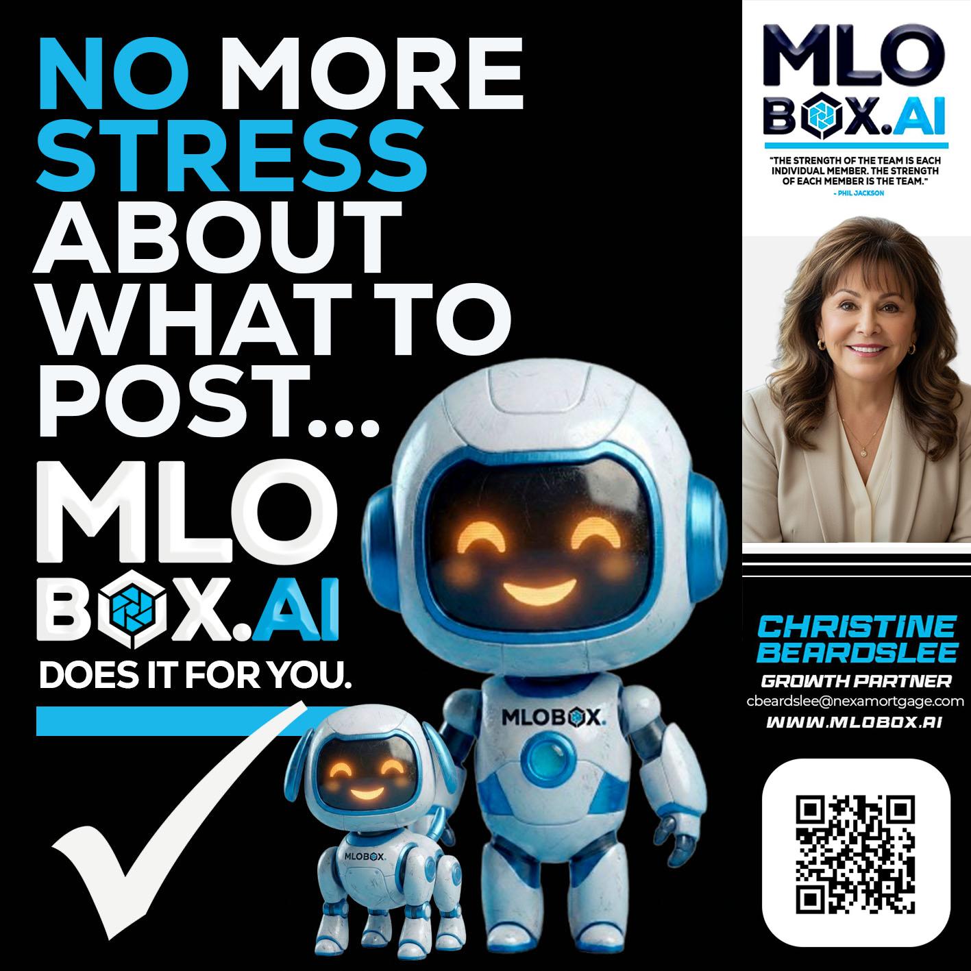 NO MORE STRESS - Christine Beardslee -MLO/Executive Partner/National Recruiter/Faster/Easier/Better Rates