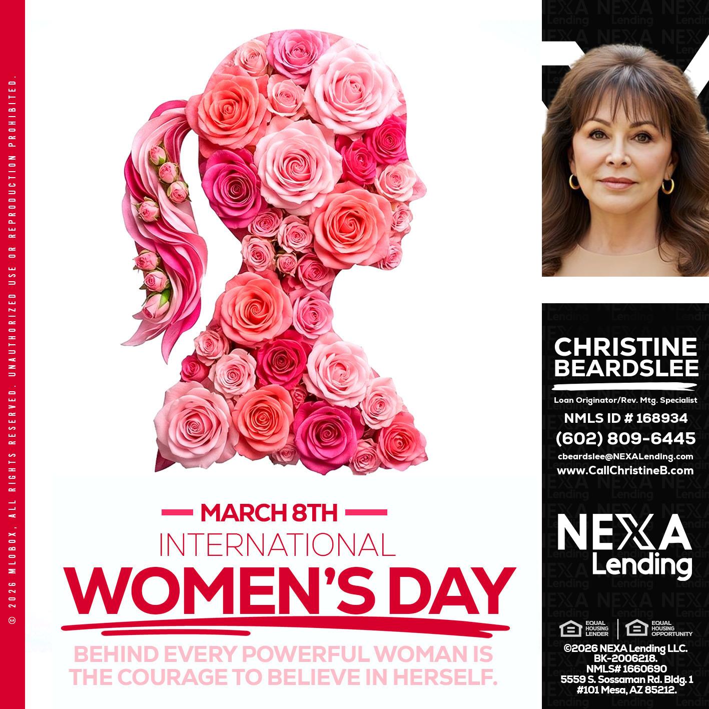 MARCH 8TH - Christine Beardslee -MLO/Executive Partner/National Recruiter/Faster/Easier/Better Rates