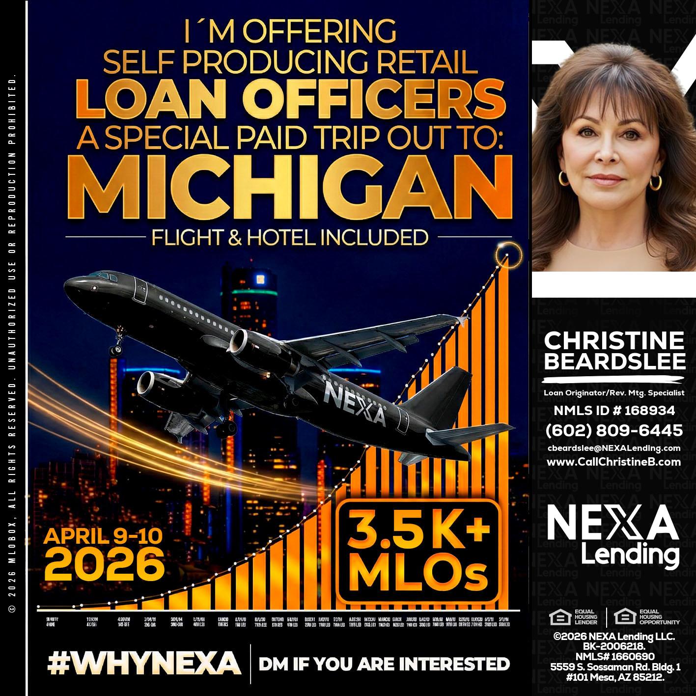 3.5K - Christine Beardslee -MLO/Executive Partner/National Recruiter/Faster/Easier/Better Rates