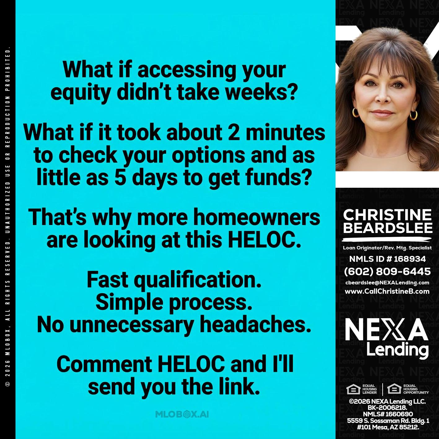 what if - Christine Beardslee -MLO/Executive Partner/National Recruiter/Faster/Easier/Better Rates