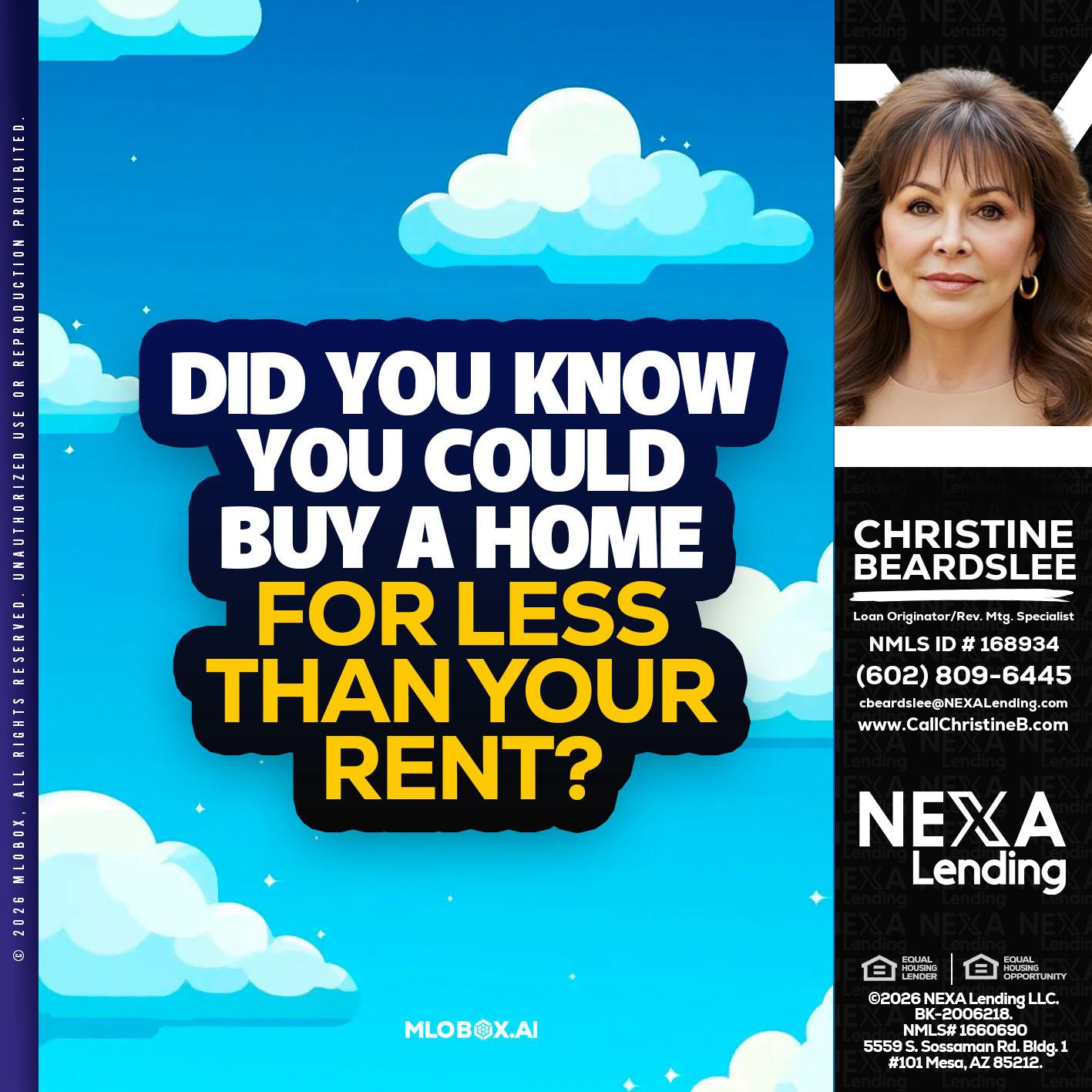 DID YOU KNOW - Christine Beardslee -MLO/Executive Partner/National Recruiter/Faster/Easier/Better Rates