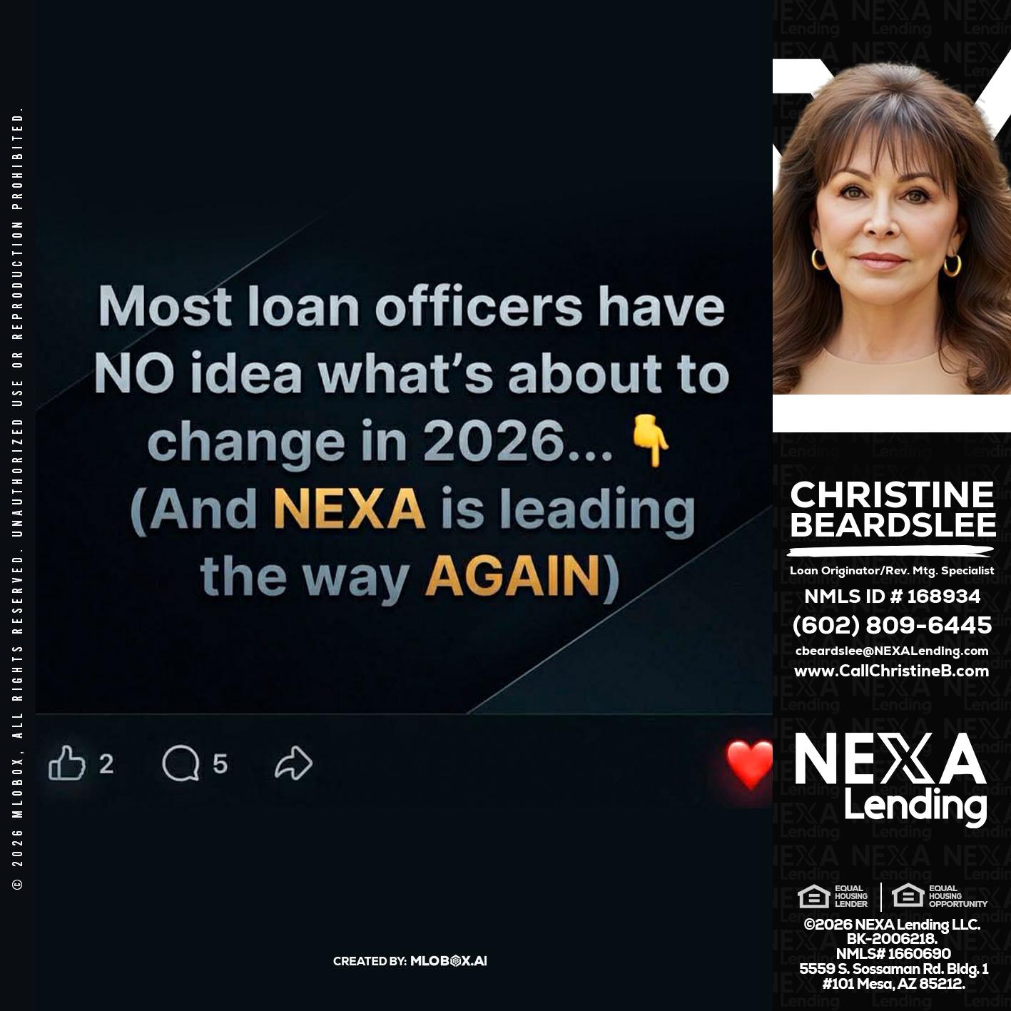 most loan officers - Christine Beardslee -MLO/Executive Partner/National Recruiter/Faster/Easier/Better Rates