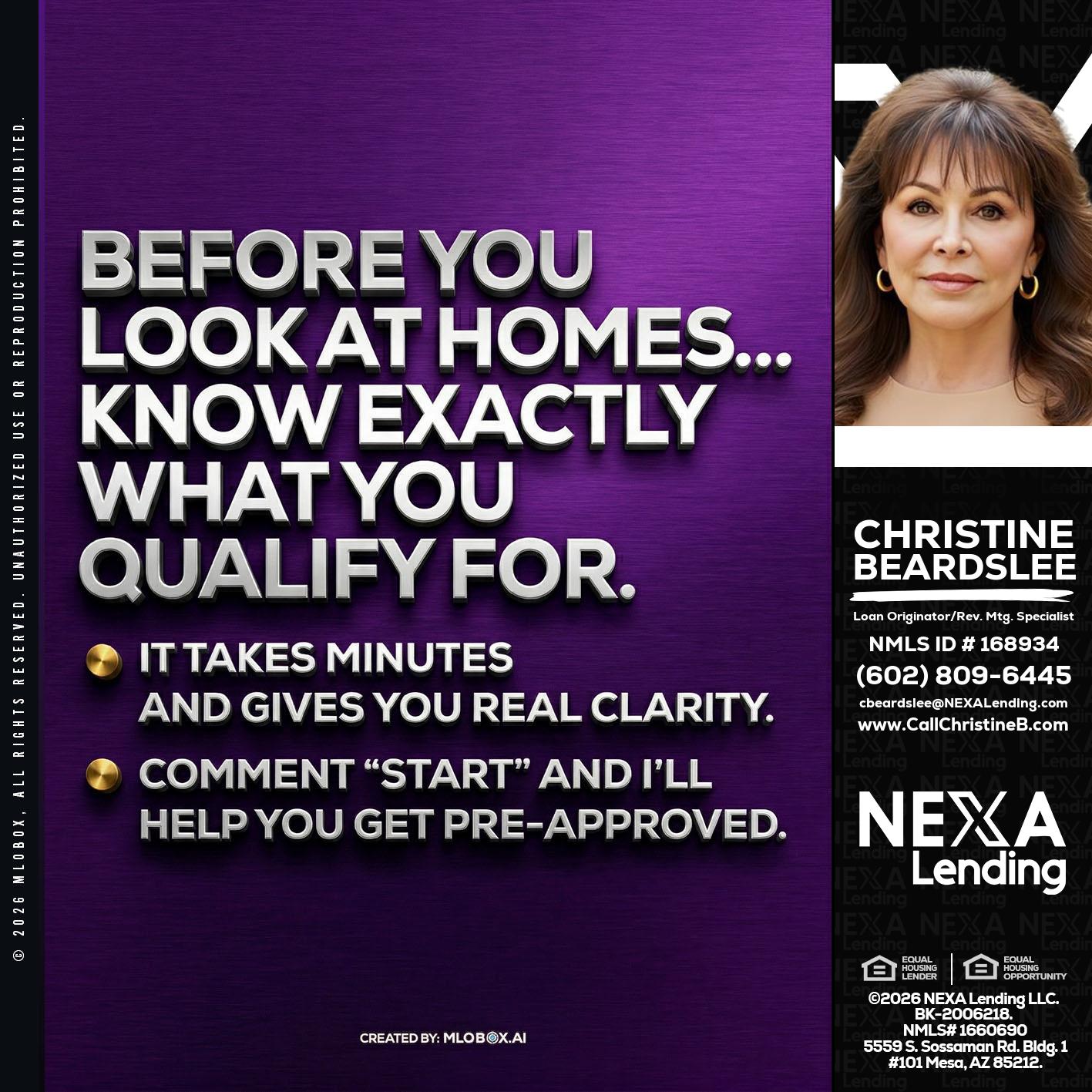 BEFORE YOU - Christine Beardslee -MLO/Executive Partner/National Recruiter/Faster/Easier/Better Rates