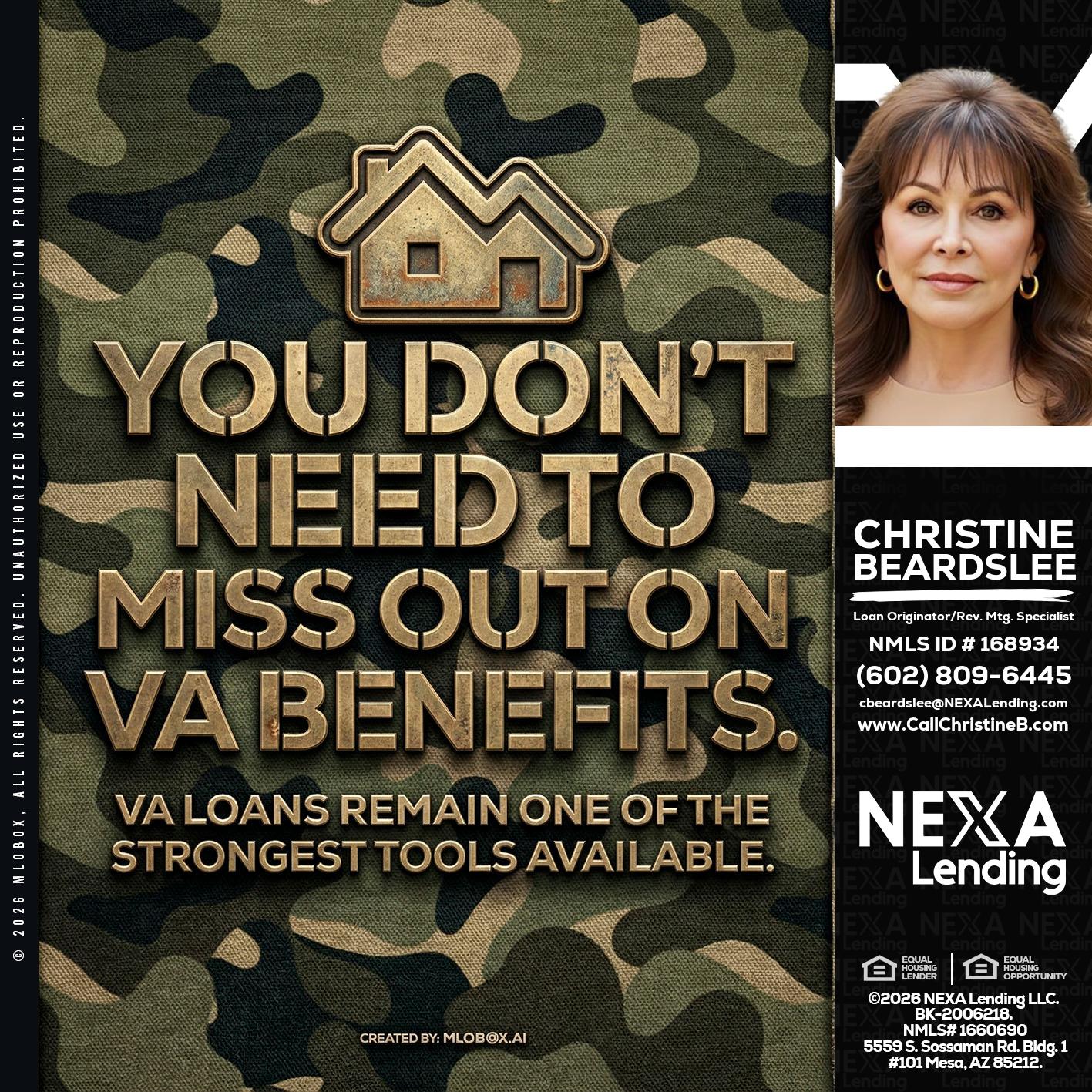 you don't need - Christine Beardslee -MLO/Executive Partner/National Recruiter/Faster/Easier/Better Rates