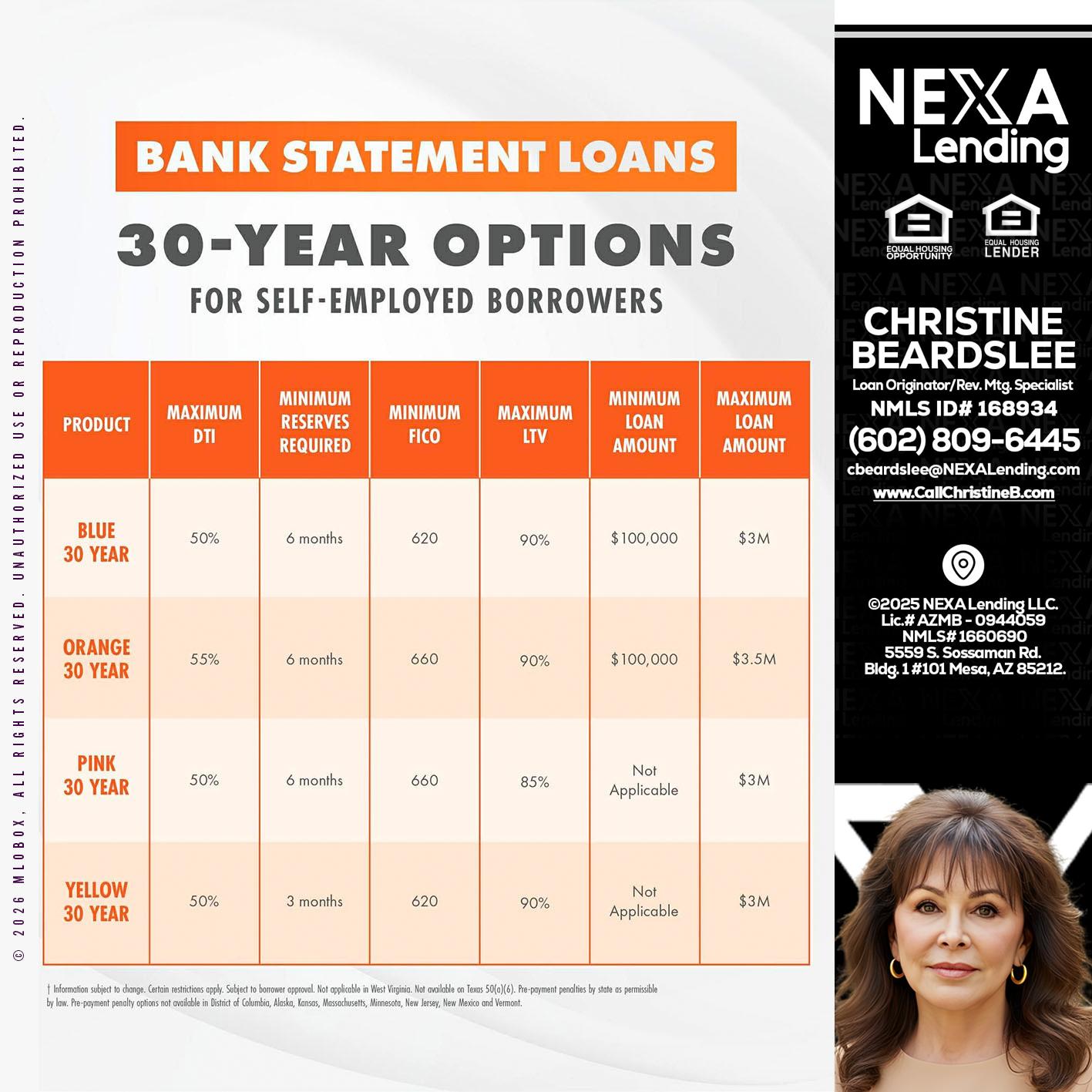 30 YEARS OPTIONS - Christine Beardslee -MLO/Executive Partner/National Recruiter/Faster/Easier/Better Rates