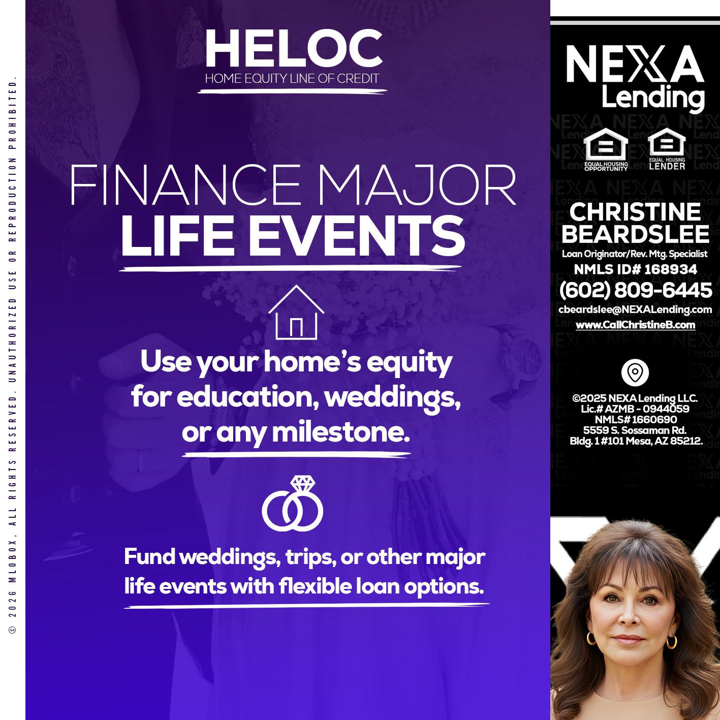 HELOC - Christine Beardslee -MLO/Executive Partner/National Recruiter/Faster/Easier/Better Rates