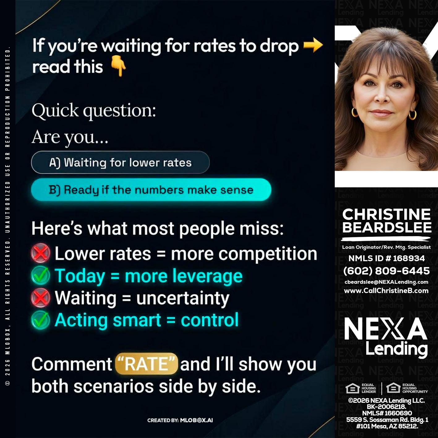 IF YOU ARE - Christine Beardslee -MLO/Executive Partner/National Recruiter/Faster/Easier/Better Rates