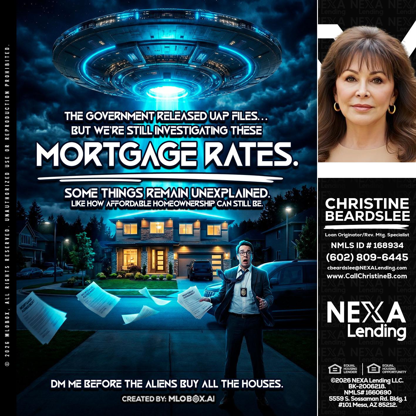 MORTGAGE RATES - Christine Beardslee -MLO/Executive Partner/National Recruiter/Faster/Easier/Better Rates