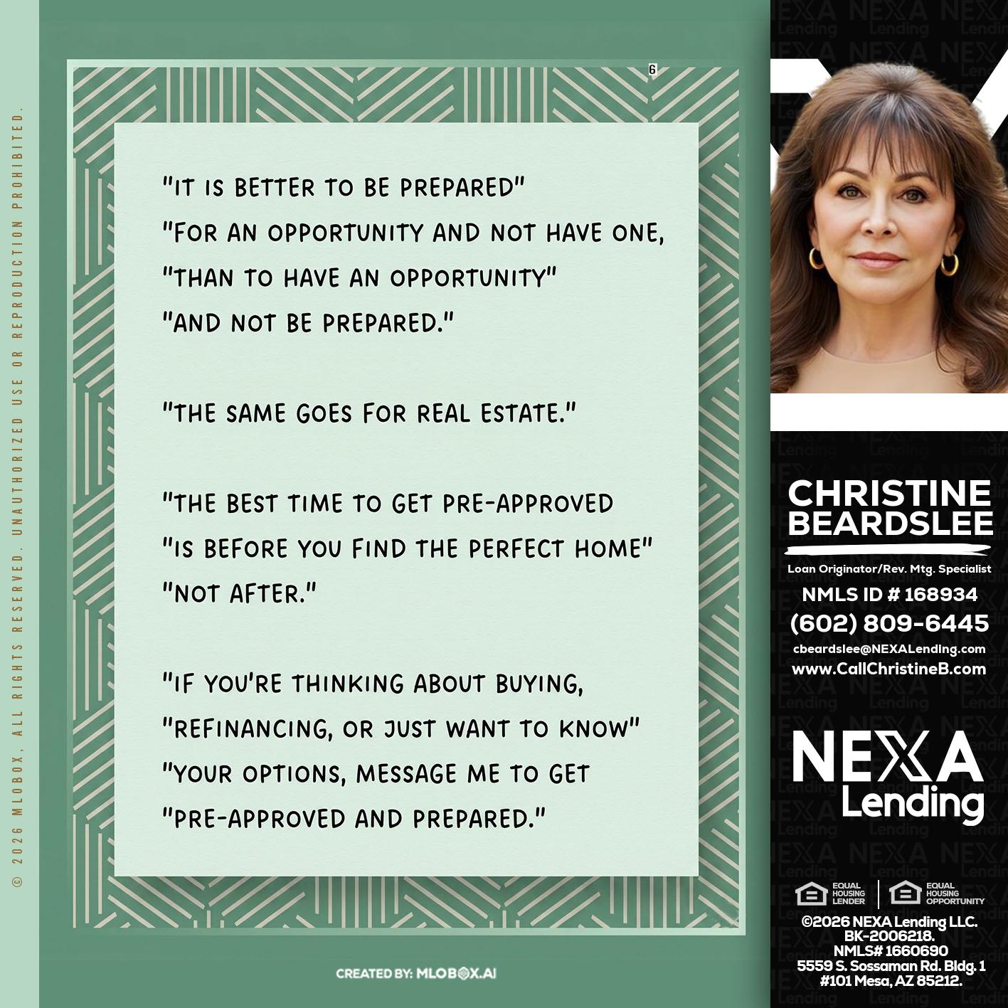 its better - Christine Beardslee -MLO/Executive Partner/National Recruiter/Faster/Easier/Better Rates