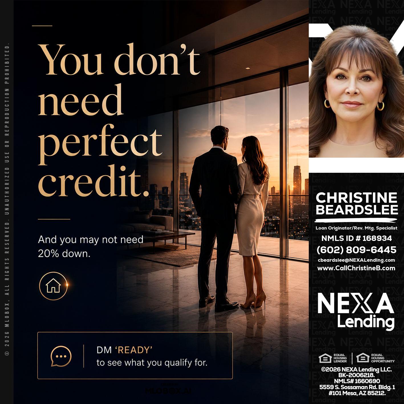 you don't need - Christine Beardslee -MLO/Executive Partner/National Recruiter/Faster/Easier/Better Rates