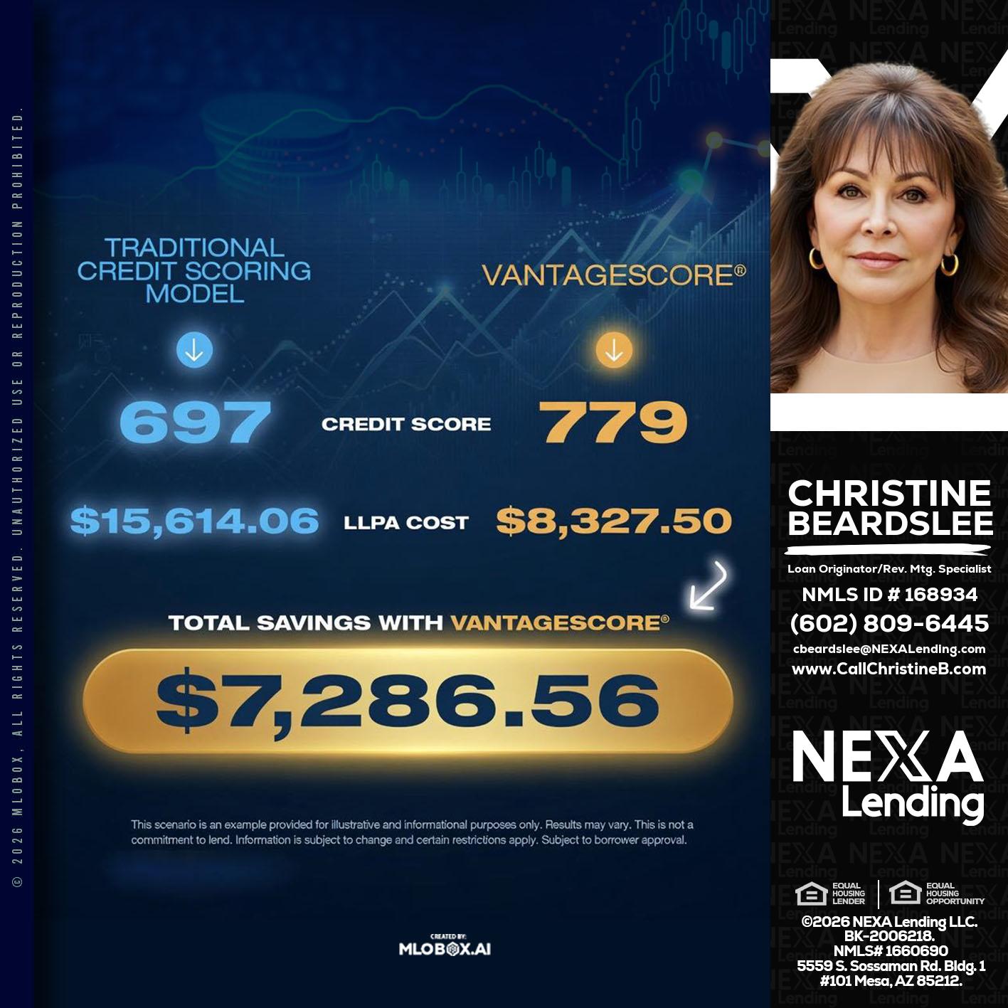 $7,286.56 - Christine Beardslee -MLO/Executive Partner/National Recruiter/Faster/Easier/Better Rates