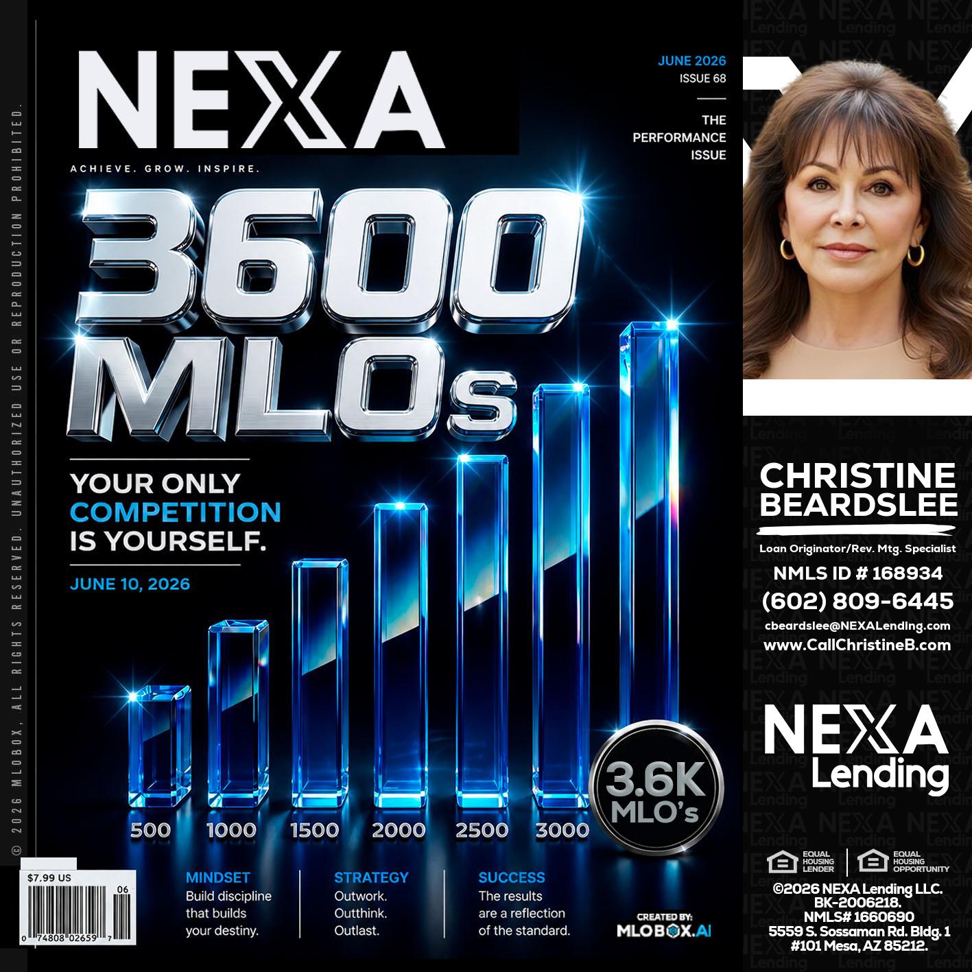 3600 MLOs - Christine Beardslee -MLO/Executive Partner/National Recruiter/Faster/Easier/Better Rates