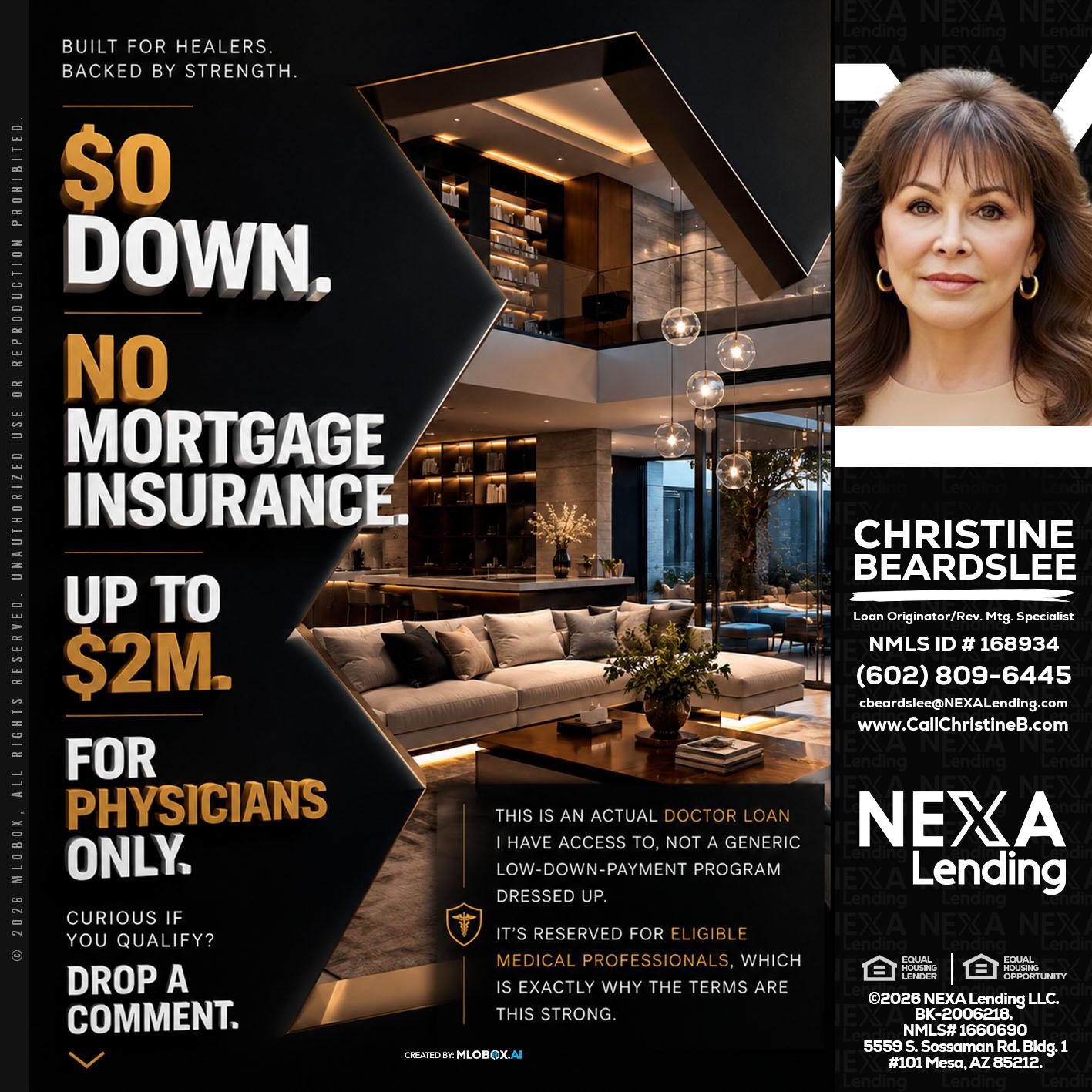$0 DOWN - Christine Beardslee -MLO/Executive Partner/National Recruiter/Faster/Easier/Better Rates
