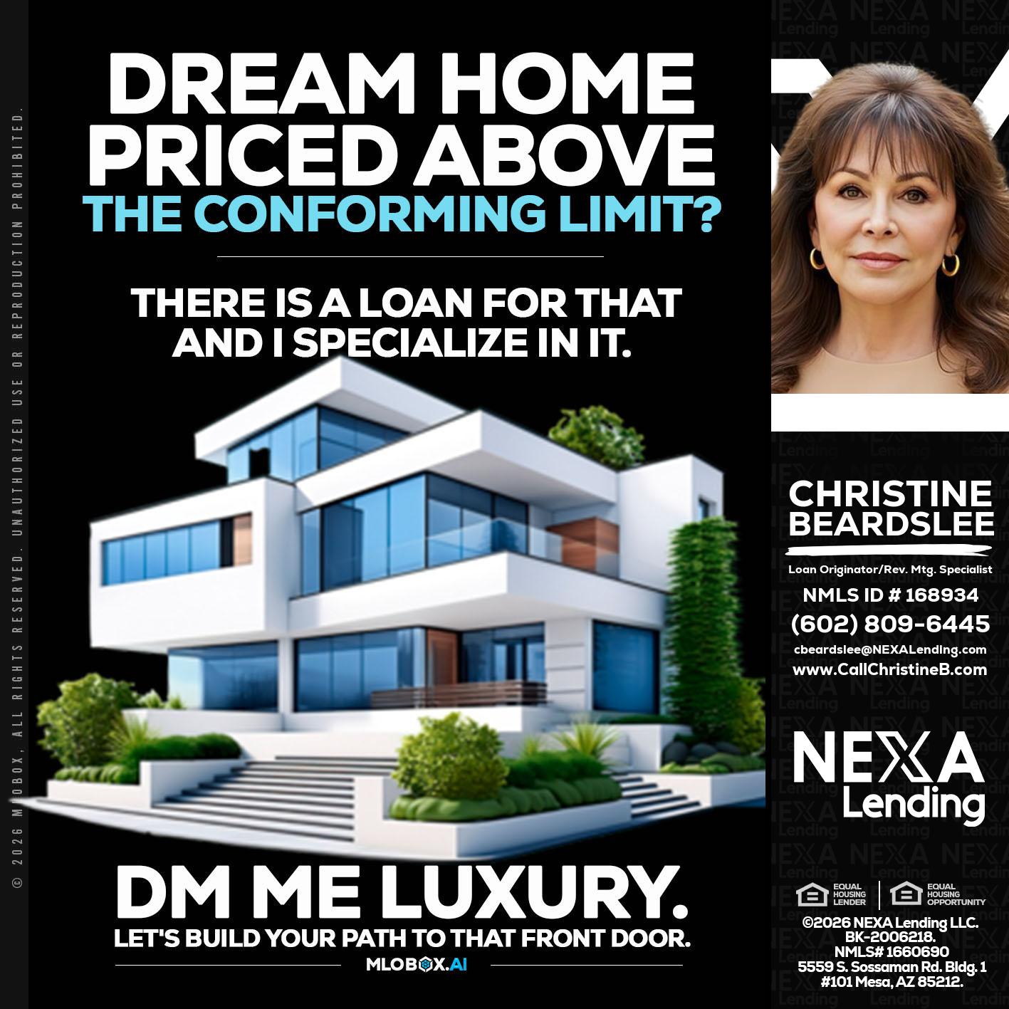DREAM HOME - Christine Beardslee -MLO/Executive Partner/National Recruiter/Faster/Easier/Better Rates