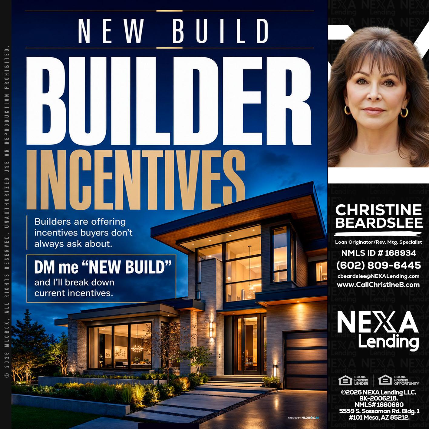 NEW BUILDER - Christine Beardslee -MLO/Executive Partner/National Recruiter/Faster/Easier/Better Rates