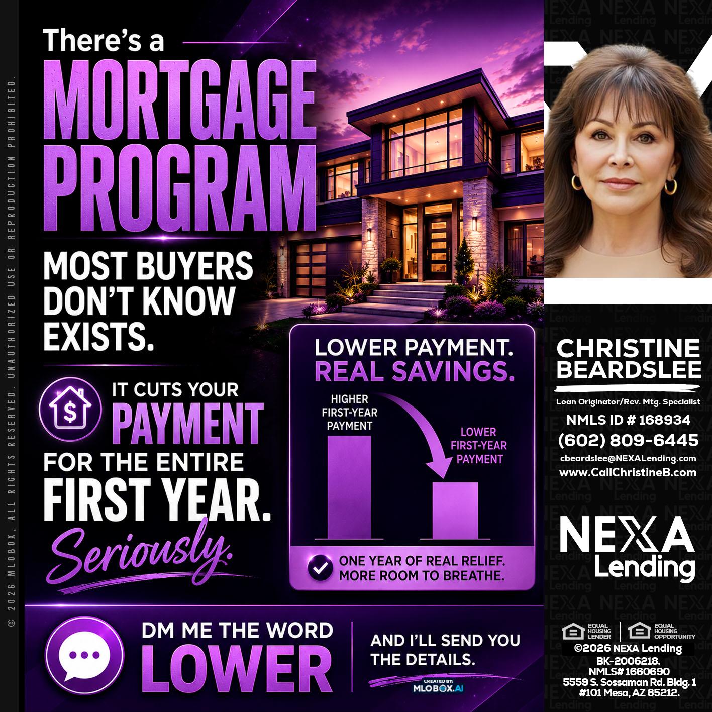 MORTGAGE PROGRAM - Christine Beardslee -MLO/Executive Partner/National Recruiter/Faster/Easier/Better Rates