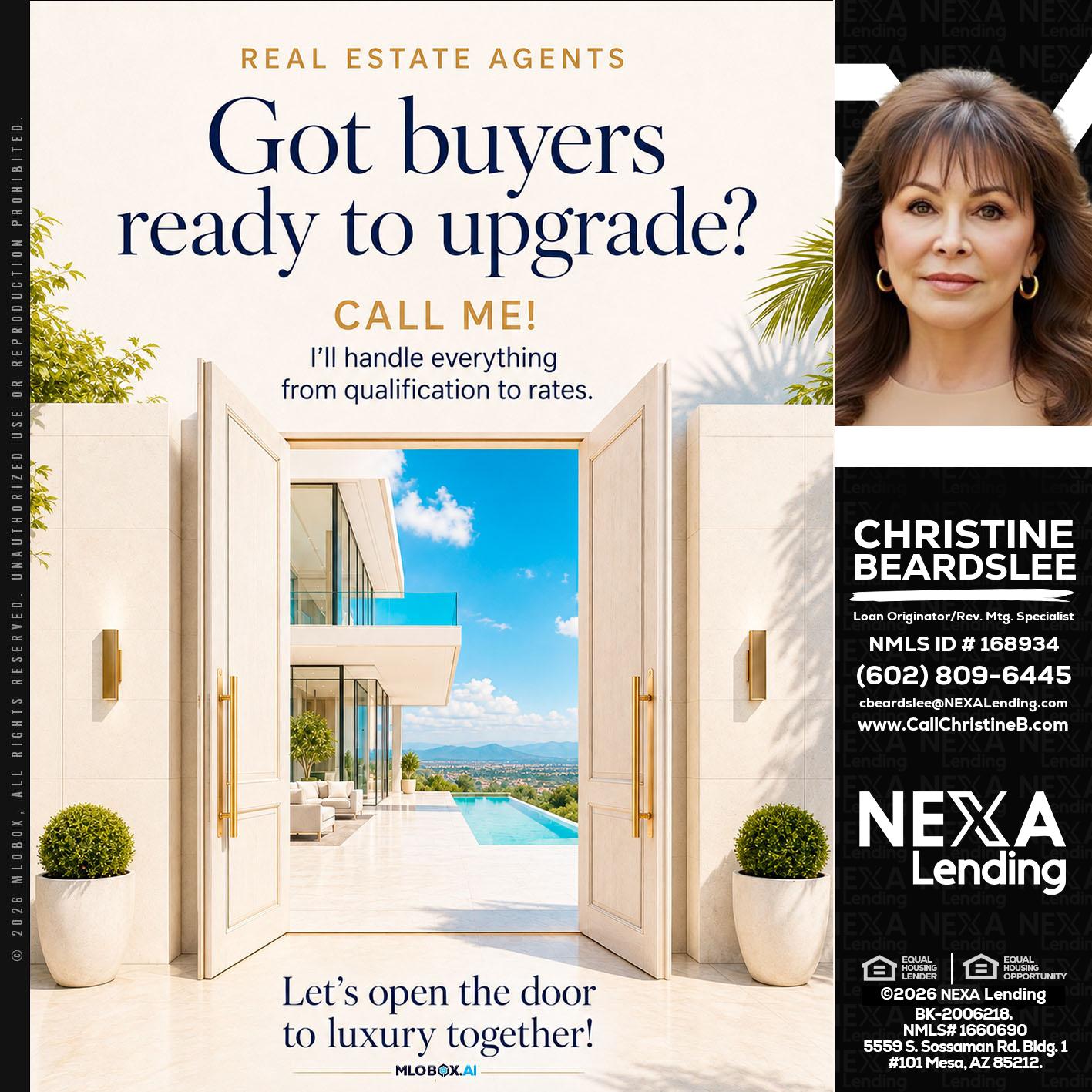 got buyers? - Christine Beardslee -MLO/Executive Partner/National Recruiter/Faster/Easier/Better Rates