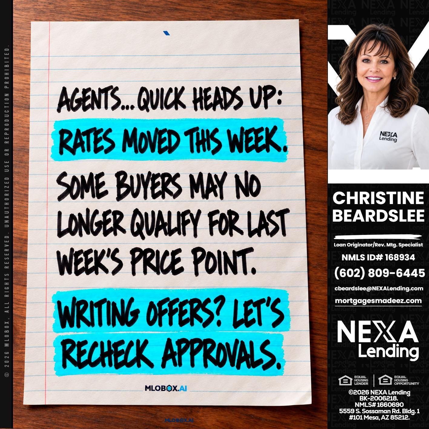 AGENTS - Christine Beardslee -MLO/Executive Partner/National Recruiter/Faster/Easier/Better Rates