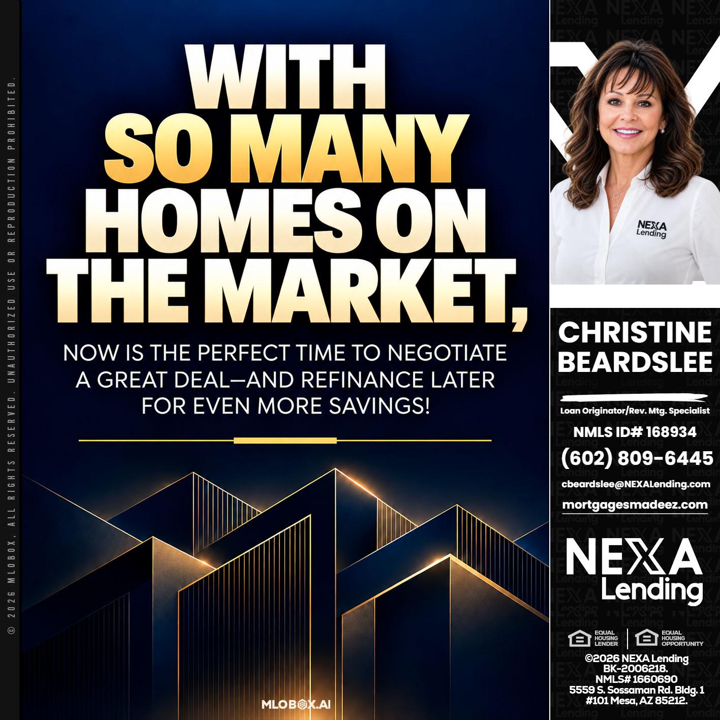 WITH SO MANY - Christine Beardslee -MLO/Executive Partner/National Recruiter/Faster/Easier/Better Rates