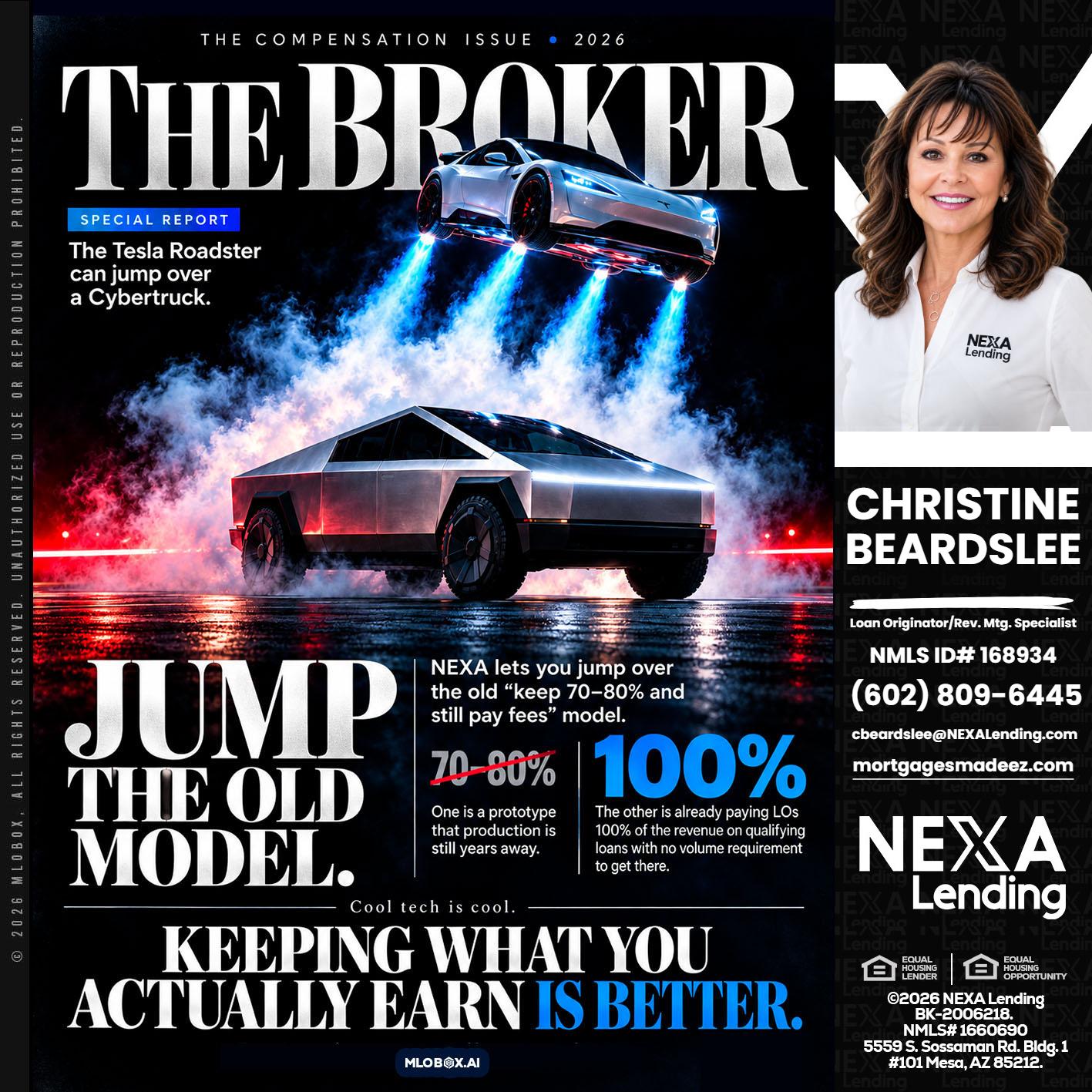 THE BROKER - Christine Beardslee -MLO/Executive Partner/National Recruiter/Faster/Easier/Better Rates
