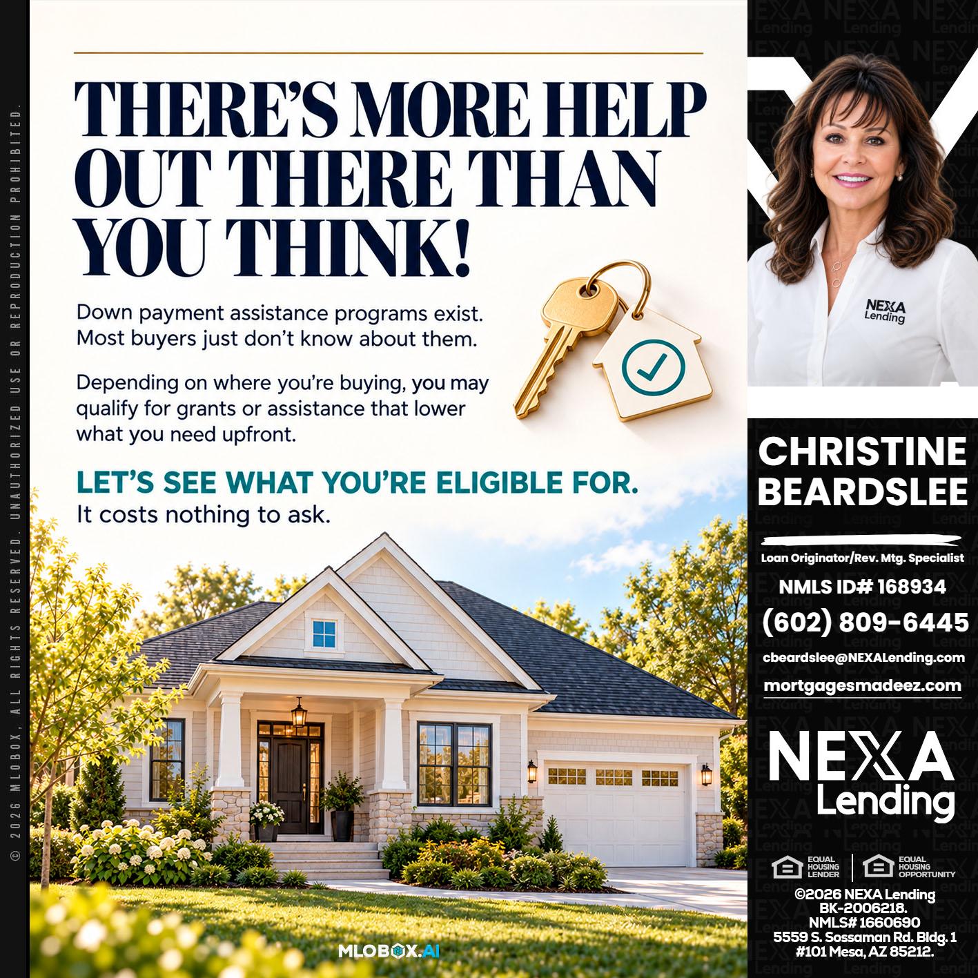 THERES MORE - Christine Beardslee -MLO/Executive Partner/National Recruiter/Faster/Easier/Better Rates